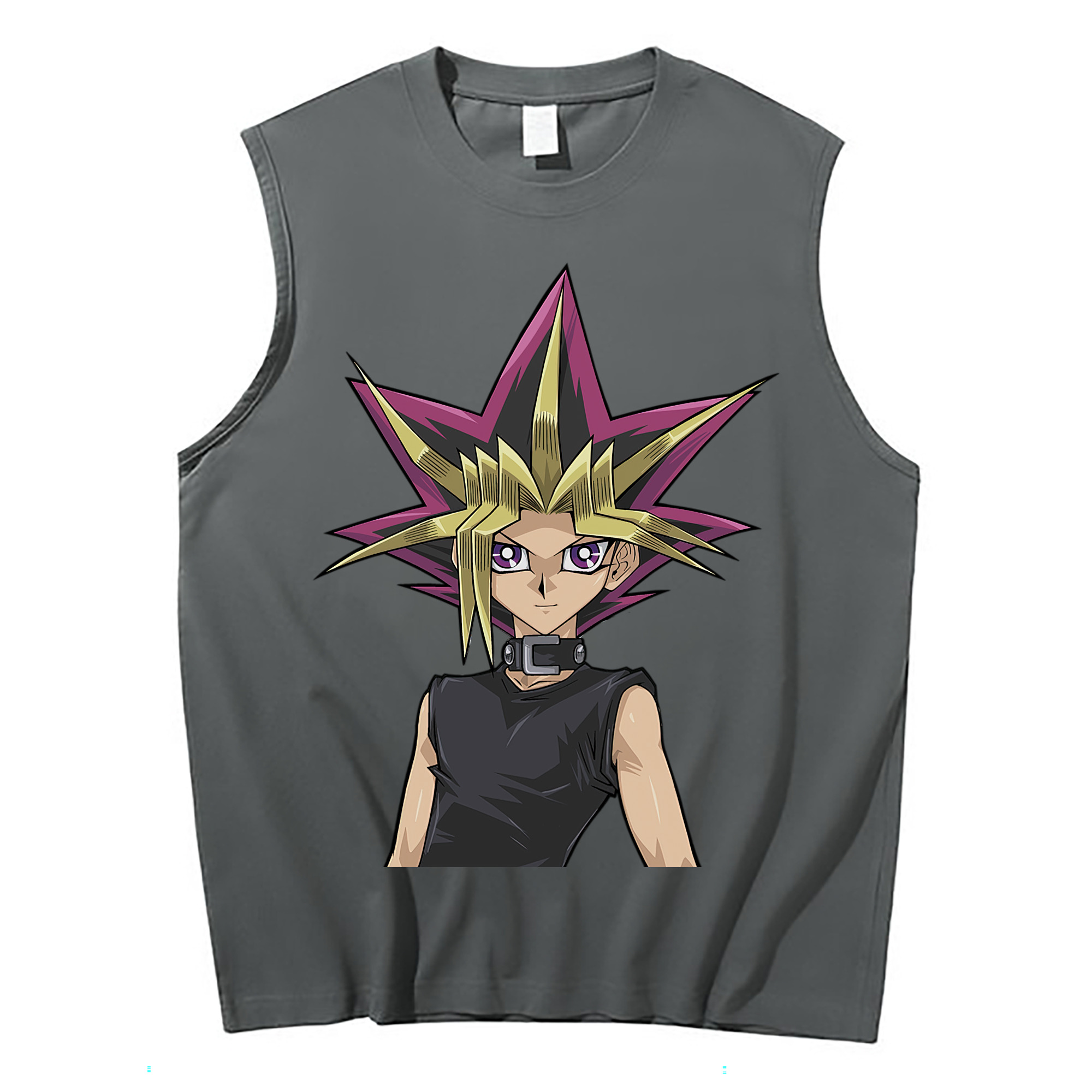 （画像用） 遊☆戯☆王 Yu-Gi-Oh! コットン100％タンクトップ（フロントプリント）